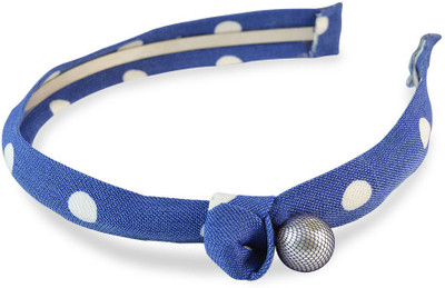 

Sarah Pearl, Polka Dot Hair Band(Blue)