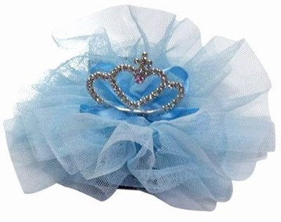 

Pinkblueindia Beautiful Kids Net Flower With Crown Head Band(Turquoise)