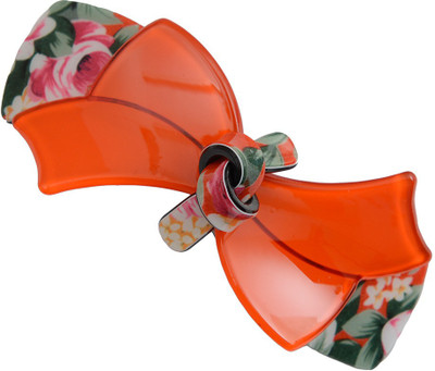 

Taj Pearl Designer Hair Clip(Red)