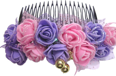 

Apeksha Arts Floral Comb Design Hair Pin(Blue)
