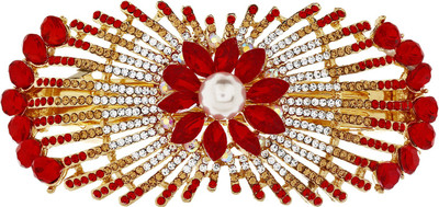 

Mansiyaorange party wear fancy accessories Hair Clip(Red)