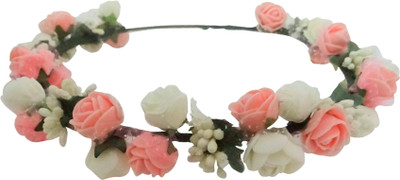 

Vogue Limited Eddition Wedding Party 2-Line Rose Flower Tiara Head Band(Multicolor)