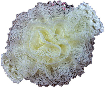 

AkinosKIDS Flower Chiffon Lace Baby Head Band(Beige)