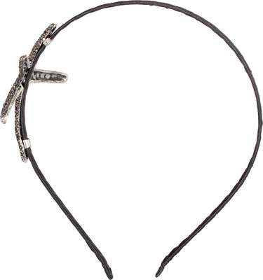 

ILU Black Metal Hair Band Girl Women Hair Accessories Jewellery Styling Party Wedding Star Fitness Band Beauty Hair Accessory Grey Hair Band, Head Band, Hair Clip(Grey)