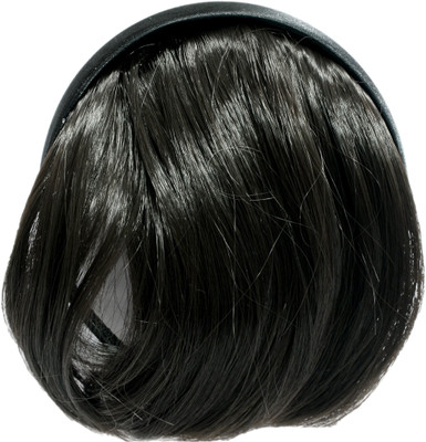 

Mansiyaorange Latest Korean Imported Trendy Exclusive Artificial Hair/Hair Extentions New Premium Collection Hair Band(Black)