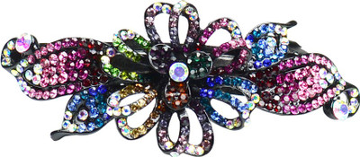 

Glitters Online Multi Colour American Diamond Hair Clip(Multicolor)