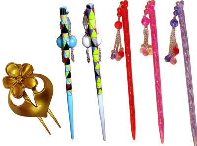 

Best & Lowest Juda Sticks Hair Accessory Set(Multicolor)
