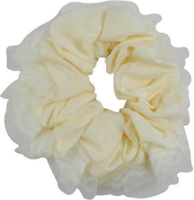 

Sarah Solid Tulle Layers Rubber Band(Beige)