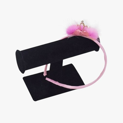 

Pinkblueindia Designer Tiara Style with Fur Head Band(Pink)