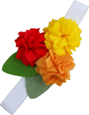 

AkinosKIDS Soft cotton Flower Bunch Head Band(Yellow)