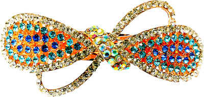 

Utopian Synthetic Crystal and Acrylic Stones Hair Clip(Blue)