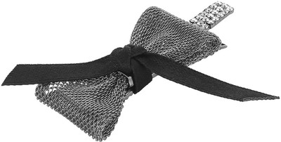 

Fayon Party Style Diva Black Bow Grey Hair Pin(Grey)