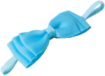 

Pikaboo Newborn Baby Girl Triple Deckerbow - Blue Head Band(Blue)