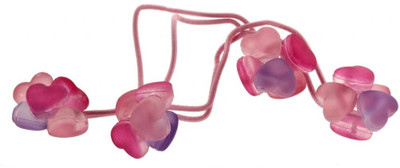 

Trendy Baubles Elastic Band Collection Rubber Band(Purple, Pink)
