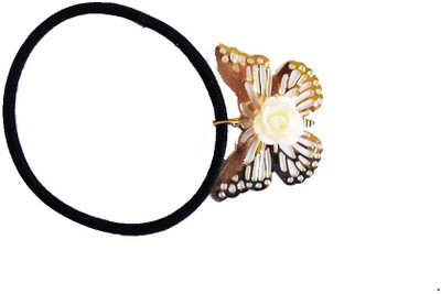 

Bows Are Wows Thin Elastics Rubber Band(Black, Gold)