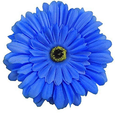 Coco love Big sun flower Hair Clip and Hair Pin Hat Decoration Flower(Blue) Hair Clip(Blue)