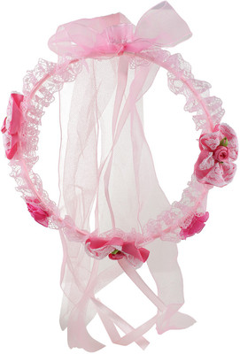 

Pink Rose Princess Charm Head Band(Pink)