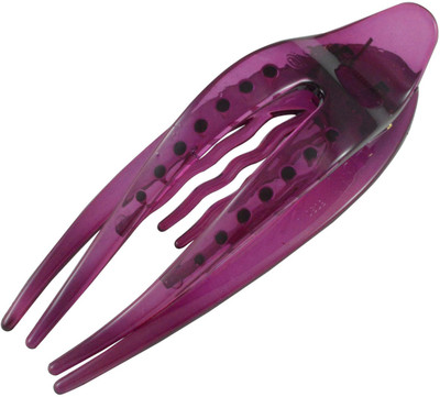 

Sarah Oval Shape Hair Claw(Pink)