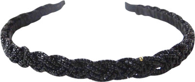 

Vogue Hair Accessories Limited Edition Braid Beaded Fancy Party Hair Band(Black)