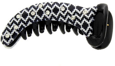 

Anuradha Art BN-144 Banana Clip(White, Black)