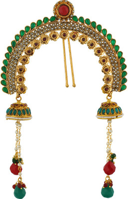 

Vama Fashions Gold Plated Traditional Hair Pin(Multicolor)