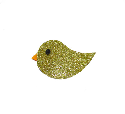 Pikaboo Glittering Birdie Hair Clip(Gold)