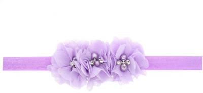 

Mamaboo Light Purpule Funkey Triple Flower Head Band(Purple)