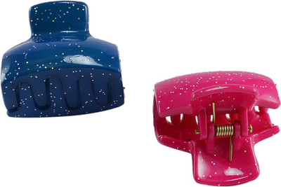 

Saamarth Impex SI-3744 Hair Claw(Blue, Pink)
