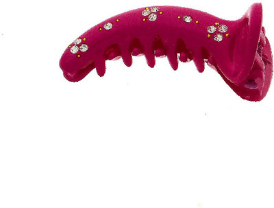 Anuradha Art Trendy Banana Clip(Pink)