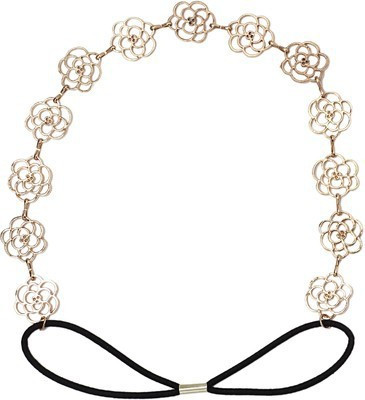 

Pankh Golden Roses Hair Band Hair Band(Gold)