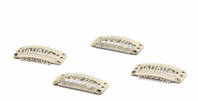 

Krome Snap Clips Blonde 28 mm Hair Clip(White)