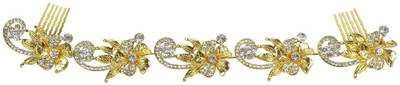 

Muchmore Exclusive American Diamond Stones Work Dangle Look Hair Clip / Pin For Girls & Women Hair Clip(White)