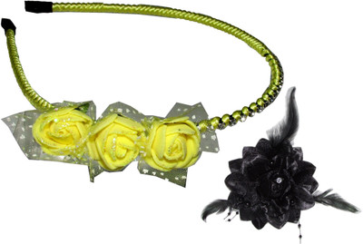 

Juhi Floral Hairband with Tic-Tac Hair Accessory Set(Multicolor)