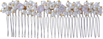 

Pink Rose Royal Charm Hair Clip(White)