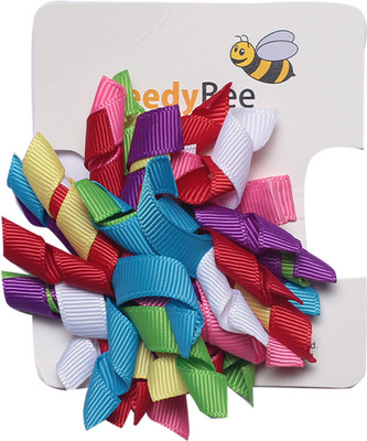 NeedyBee Korker Bow Hair Accessory Set(Blue, White)