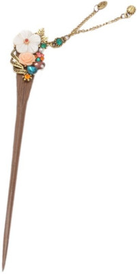 

Shopaholic Fashion Wooden Designer Judaa Stick Hair Pin(Beige)