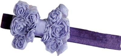 

AkinosKIDS Elastic Rose Flower BabyGirl Head Band(Purple)
