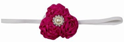 

Pinkblueindia Toddler Rose Flowers with Pearl Head Band(Pink)