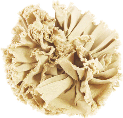 

Sarah Solid Multilayered Rubber Band(Beige)