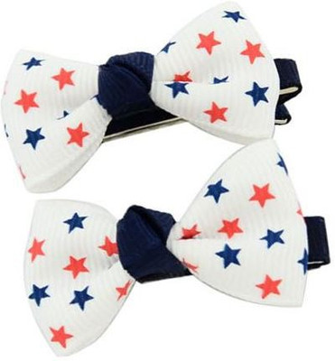 

Angel Closet Star Print Hair Clip(White)