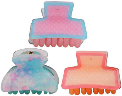 

Maayra Combo of 3 Designer Hair Claw(Multicolor)