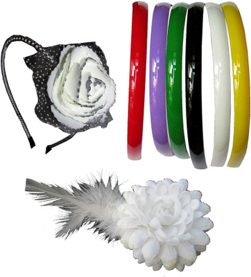 

Samyak Floral Style Hairbands Hair Accessory Set(Multicolor)