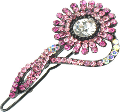 

Glitters Online Pink Colour Hair Pin(Multicolor)