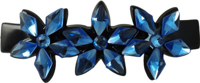

Ammvi Creations Crystal Bling Exclusive Party for Women Hair Clip(Blue)