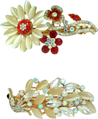 

Mansiyaorange Desginer Latest Fancy Premium Mix Combo Range Hair Pin Hair Clip(Multicolor)