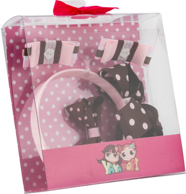 

Babies Bloom Baby Girl Dark Brown (Set Of 4) Hair Accessory Set(Brown)