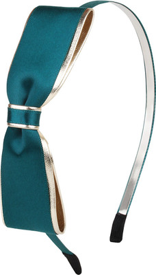 

Fayon Contemporary Statement Teal Bow Hair Band(Blue)