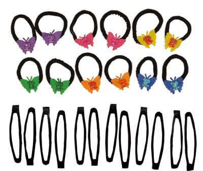 

Abhi Fancy Tik Tak Pin Hair Accessory Set(Black)
