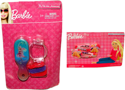 

Mamaboo BARBIE Hair Claw, Rubber Band, Hair Band, Hair Clip, Hair Accessory Set(Multicolor)
