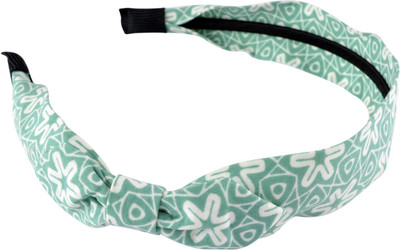 

Sarah Floral Bow Hair Band(Green)